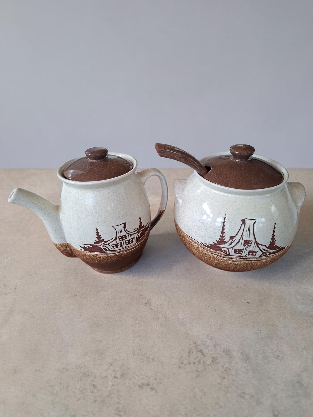 Vintage La Canadienne Teapot & Tureen Set – Cottage Design - Made In Canada